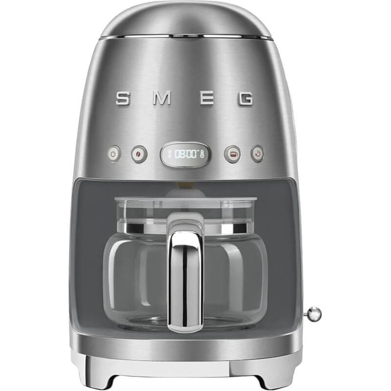 Капельная кофеварка Smeg DCF02SSEU матовая нержавеющая сталь