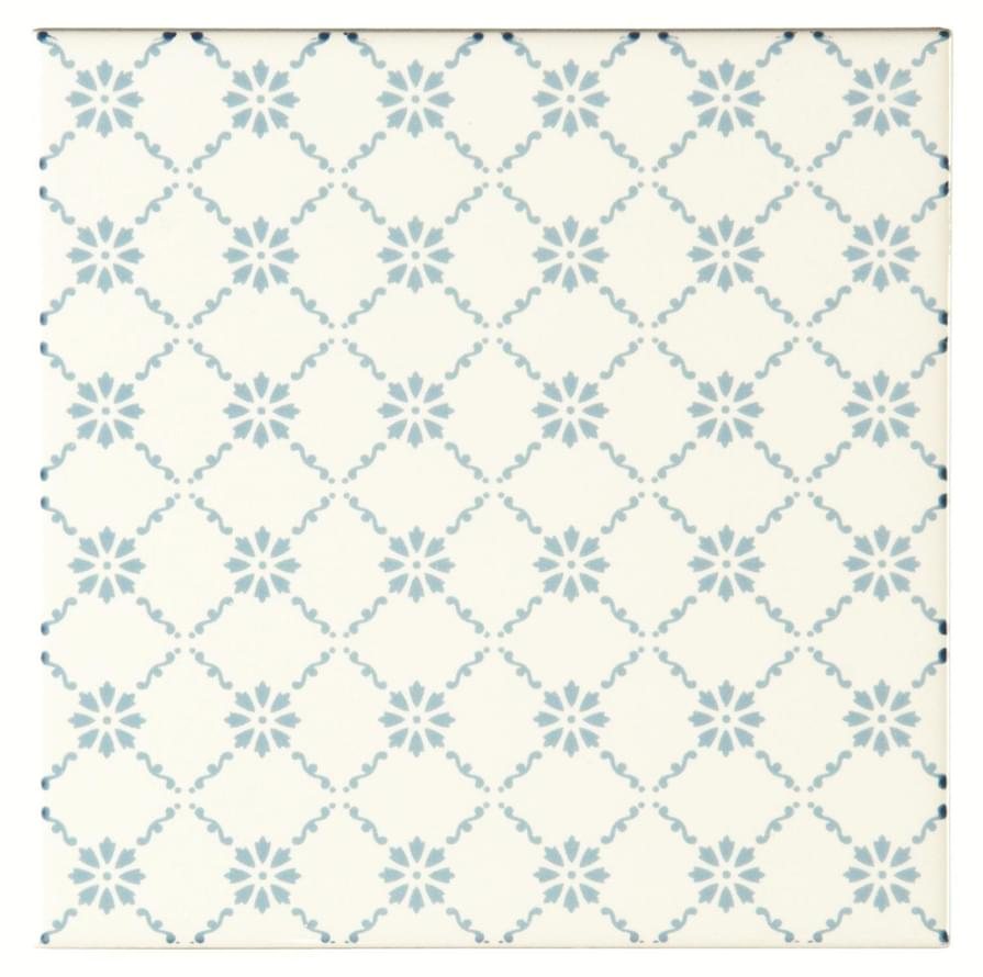 Керамическая плитка Original Style Декор Floral Trellis Blue 15.2x15.2