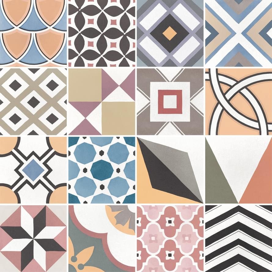 Керамогранит Equipe Декор Patchwork Colours 20x20