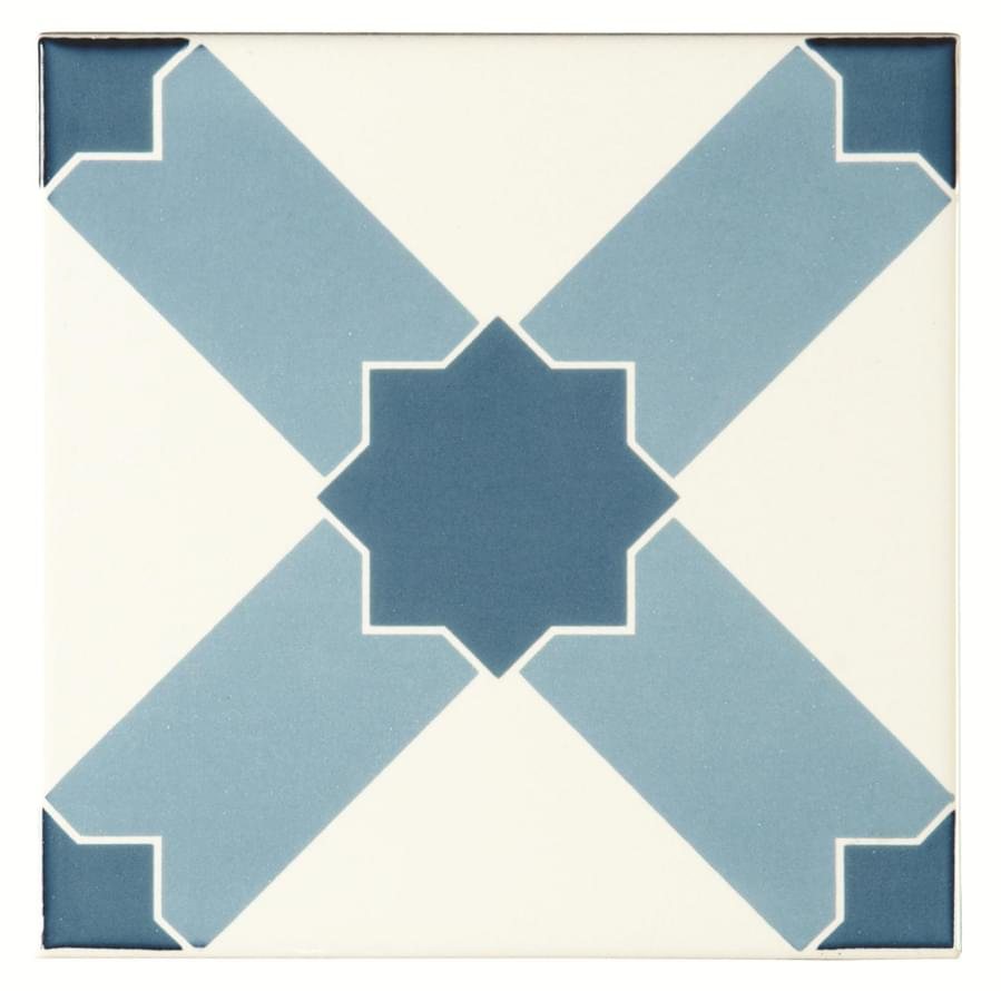 Керамическая плитка Original Style Декор Chambray Blue 15.2x15.2