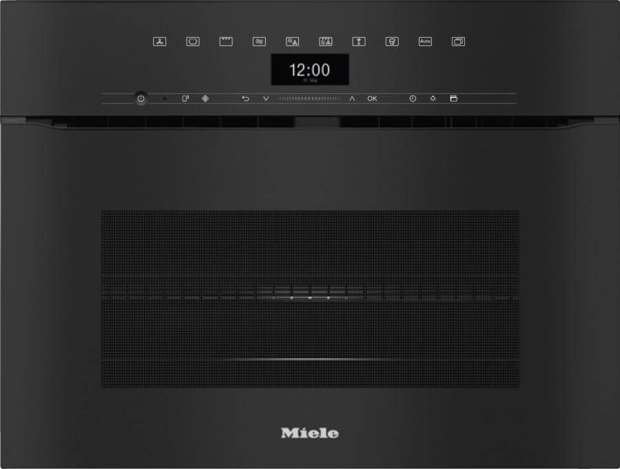 Духовой шкаф Miele с СВЧ H 7440 BMX OBSW чёрный обсидиан