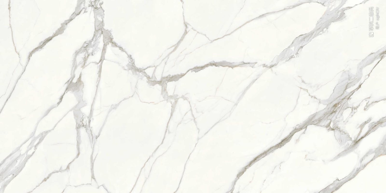 Керамогранит Delfone Фон D1632Dg2100N White Vein Marble 12 mm 161x322