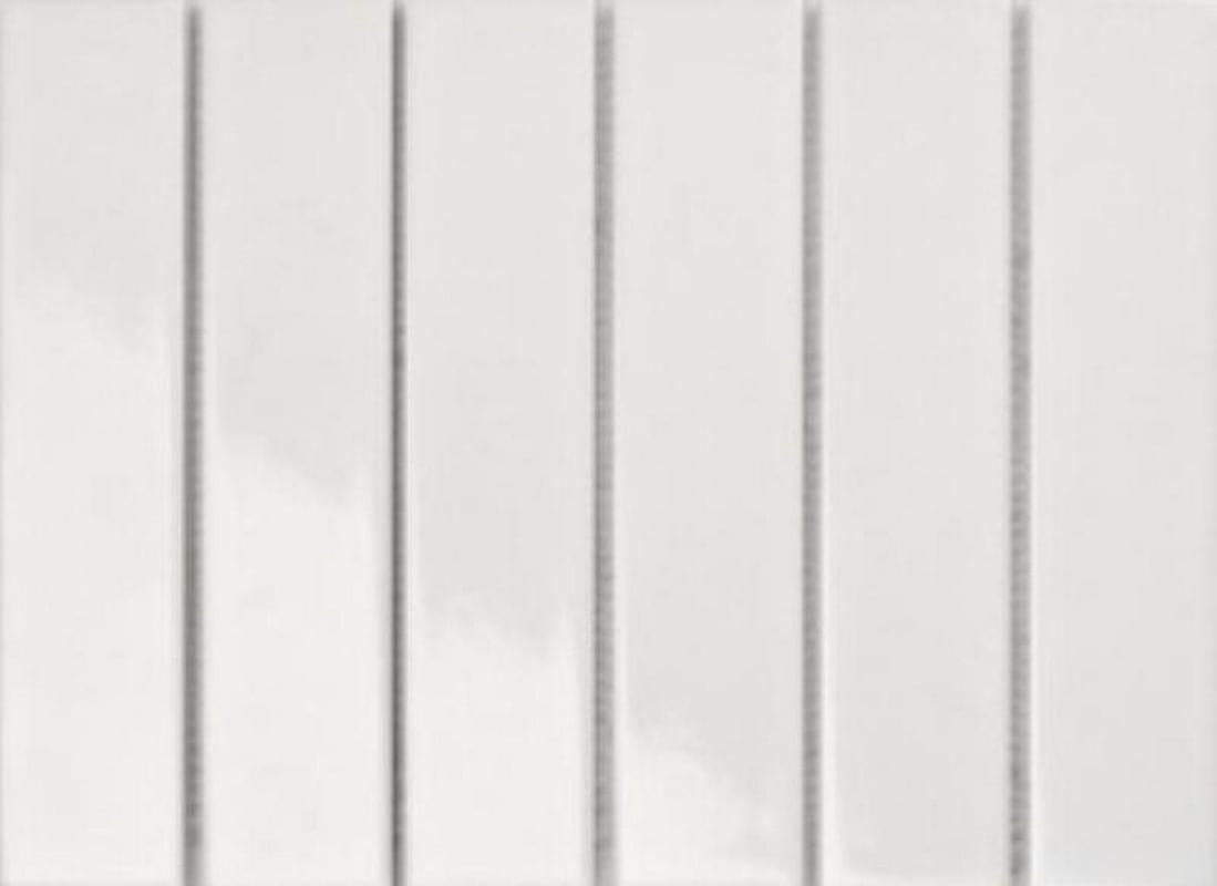 Мозаика Porcelain Mosaic Мозаика Mosaic 4.5X19.5 Белая Глянцевая 19.5x28.8