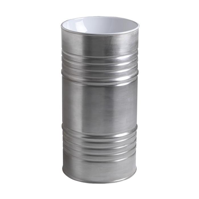 Керамическая плитка Kerasan Напольная пристенная Artwork Barrel Раковина без отверстия под смеситель напольная слив в стену белый серебро