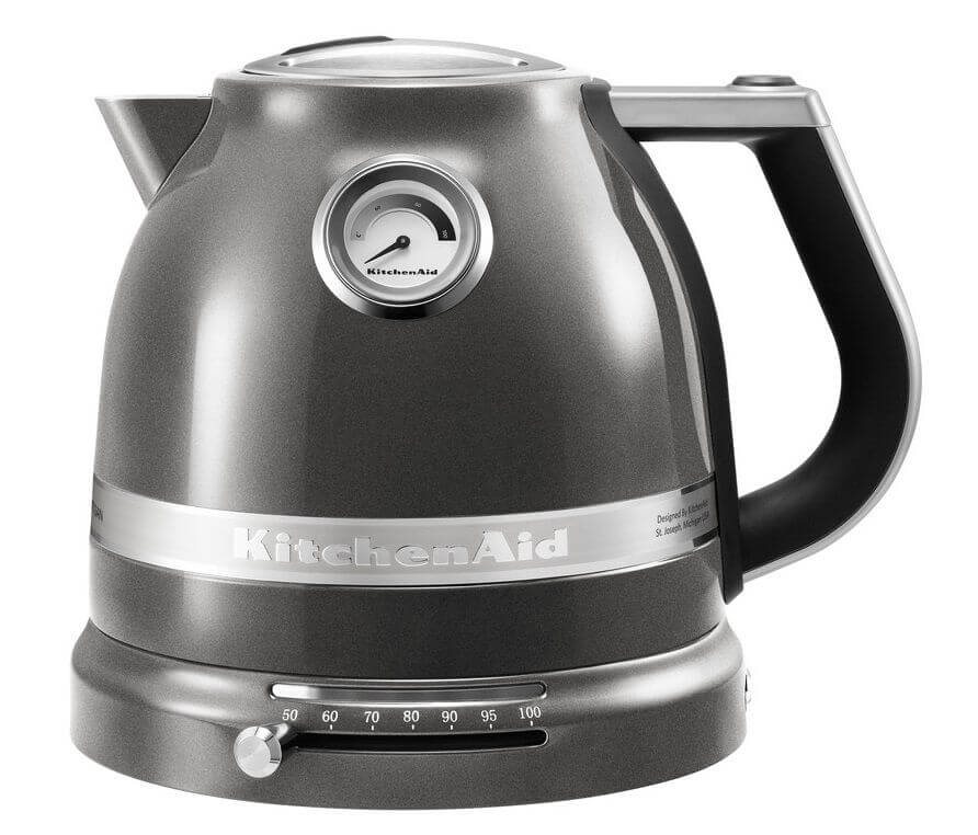 Чайник электрический, 1.5 л., серебряный медальон, KitchenAid 5KEK1522EMS