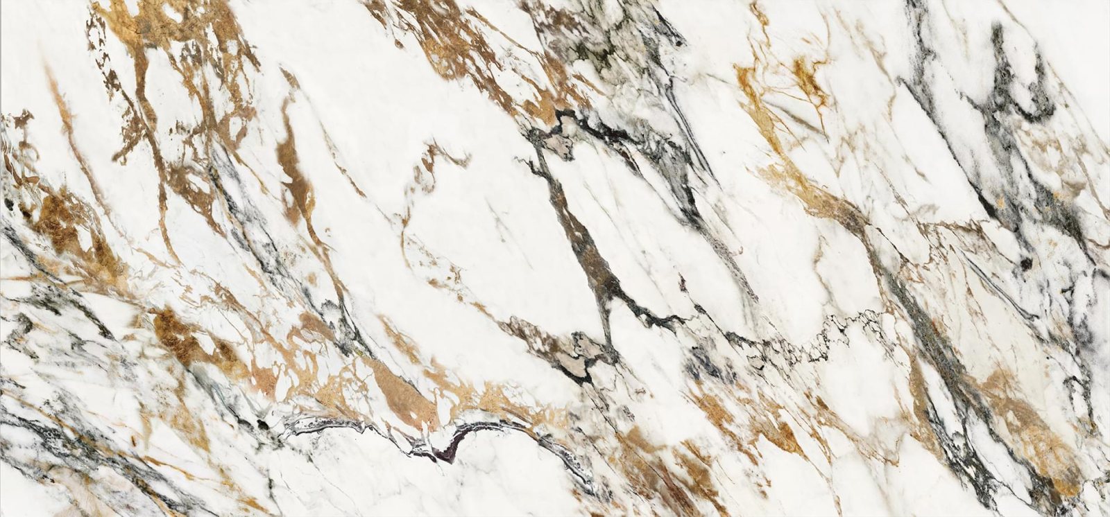 Керамогранит Delfone Фон Db2L75Bp Y Gold Rimmed White 12 mm 161x322