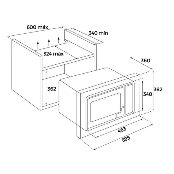 Микроволновая печь Teka MWE 207 FI BLACK