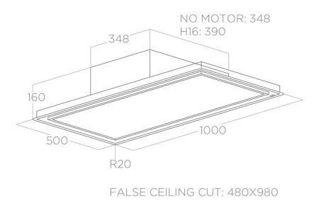 Вытяжка Elica SKYDOME H16 A/100