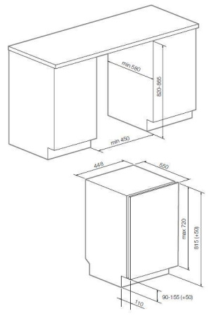 Посудомоечная машина Graude VG 45.0