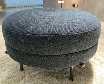 Пуф на деревянном каркасе с обивкой из ткани, LN2107_2