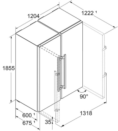 Холодильник комбинированный Liebherr XRFsd 5230-22 001