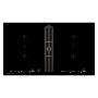 Индукционная варочная панель с вытяжкой Kuppersbusch KMI 9800.0 SR Black Chrome