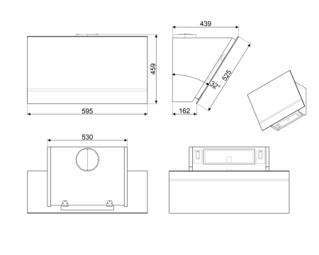 Вытяжка SMEG KV26N