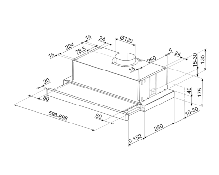 Вытяжка SMEG KSET61E2