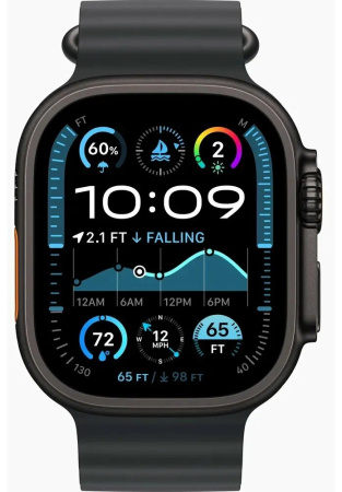 Смарт-часы Apple Watch Ultra 2 Black Titan / Black, Ocean Band