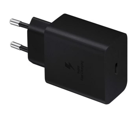 Сетевое зарядное устройство Samsung Power Adapter 45w USB-C + Cable (5A/1.8m), Black