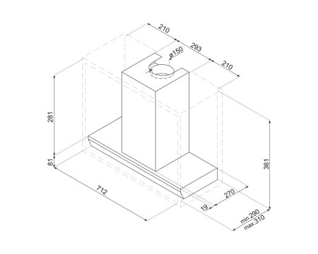 Вытяжка SMEG KSGT73X