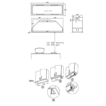 Вытяжка Korting KHI 9997 GB