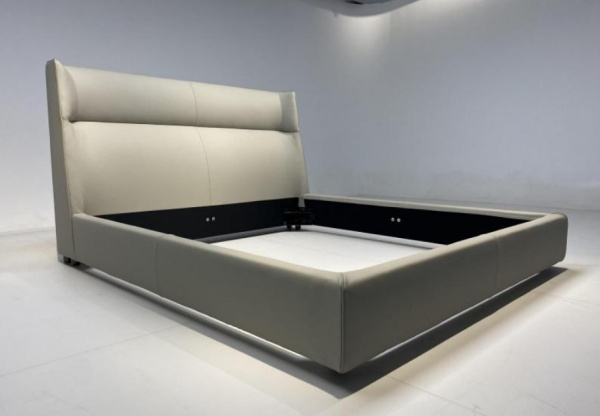 Кровать с обивкой из ткани, LN6212_1