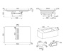 Индукционная варочная панель с вытяжкой SMEG HOBD482D2
