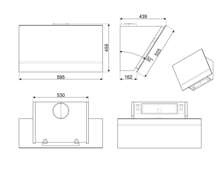 Вытяжка SMEG KV26N