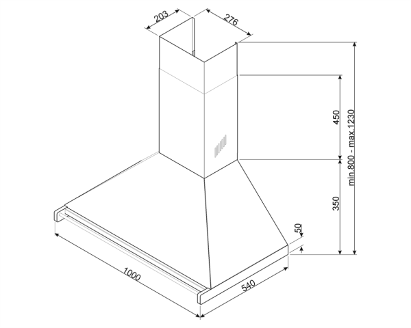 Вытяжка SMEG KD100HXE