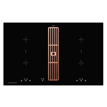Индукционная варочная панель с вытяжкой Kuppersbusch KMI 8500.0 SR Copper