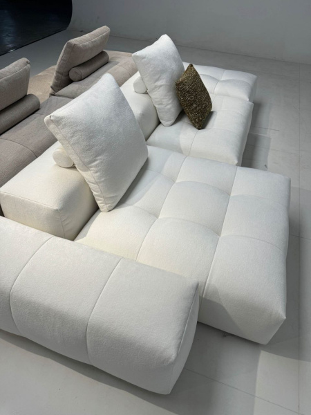 Диван на деревянном каркасе с обивкой из ткани, LN8165_1