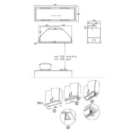 Вытяжка Korting KHI 6997 GN