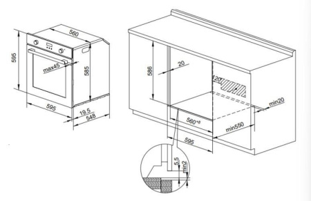 Духовой шкаф HIBERG VM 6392 YR