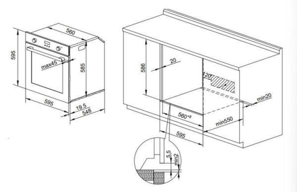 Духовой шкаф HIBERG VM 6392 YR