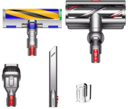 Ручной аккумуляторный пылесос Dyson V15 SV47 Detect Absolute, Yellow/Nickel