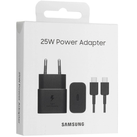 Сетевое зарядное устройство Samsung Power Adapter 25w USB-C EP-T2510, Black