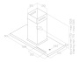 Вытяжка Elica BIO ISLAND WH/A/120х53 ROVERE