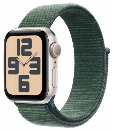 Смарт-часы Apple Watch SE 44 Starlight / Lake Green, S/L