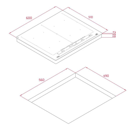 Индукционная варочная панель Teka IZF 68700 MST BLACK