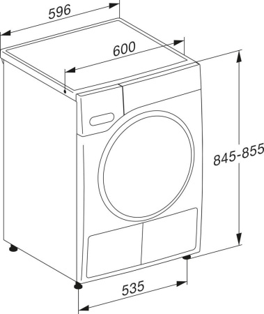 Сушильная машина Miele TSF 763 WP