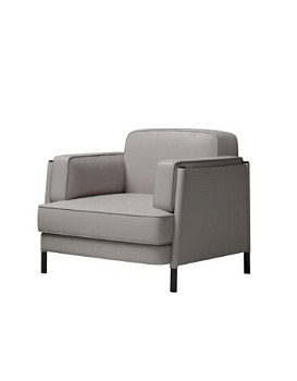 Кресло на деревянном каркасе с обивкой из ткани, LNAMCR18_1