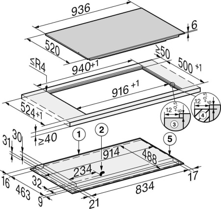 Индукционная варочная панель Miele KM 7999 FL