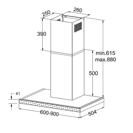 Вытяжка Korting KHC 9989 GW