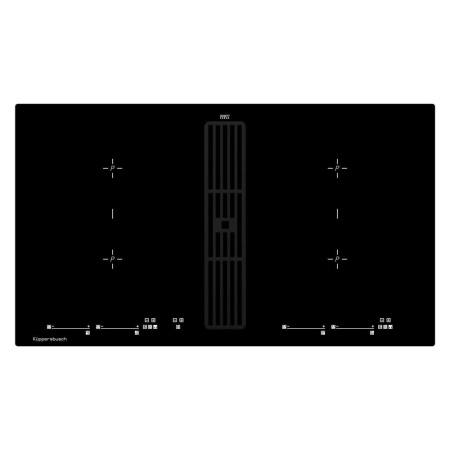 Индукционная варочная панель с вытяжкой Kuppersbusch KMI 9800.0 SR Black Velvet
