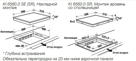 Индукционная варочная панель Kuppersbusch KI 6560.0 SR