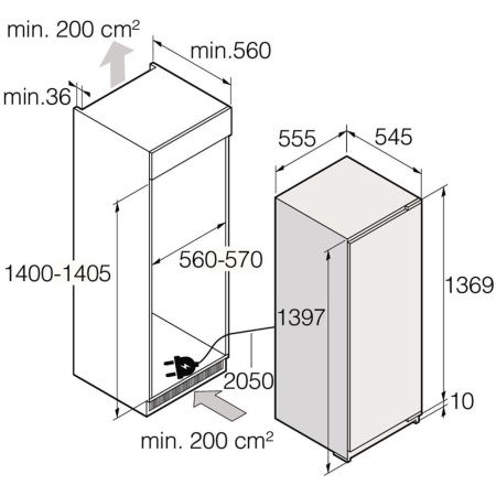 Морозильная камера Asko FN 31442 EI