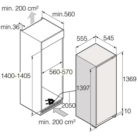 Холодильная камера Asko R 31442 I