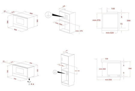 Микроволновая печь Teka ML 8220 BIS L STEAM GREY