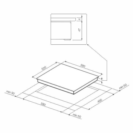 Электрическая варочная панель Graude EK 60.0 S