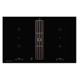 Индукционная варочная панель с вытяжкой Kuppersbusch KMI 8500.0 SR Black Chrome