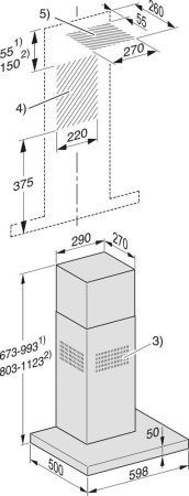 Вытяжка Miele DAW 1620