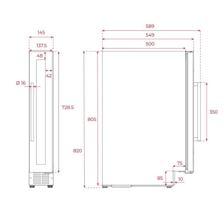 Винный шкаф Teka RVU 10008