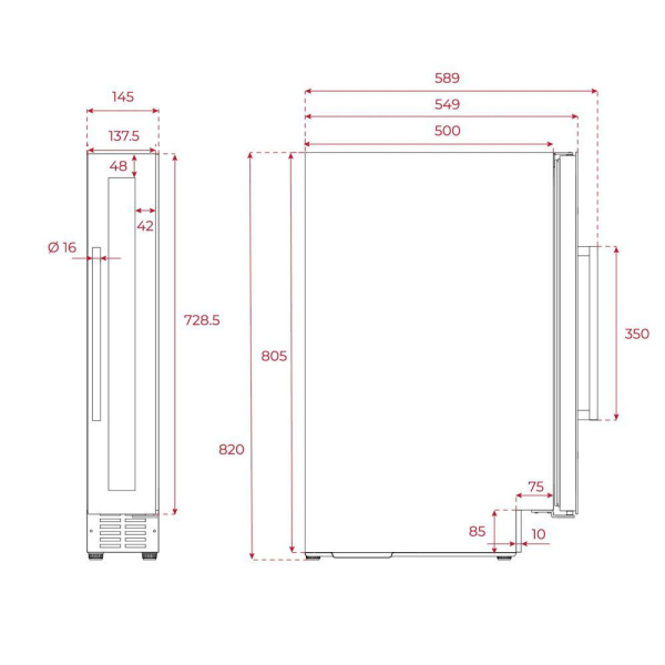 Винный шкаф Teka RVU 10008